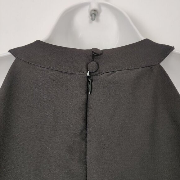 Trendyol Women's Ruffle Maxi Dress in Black Whimsigoth Feminine Office Cocktail - Picture 4 of 13